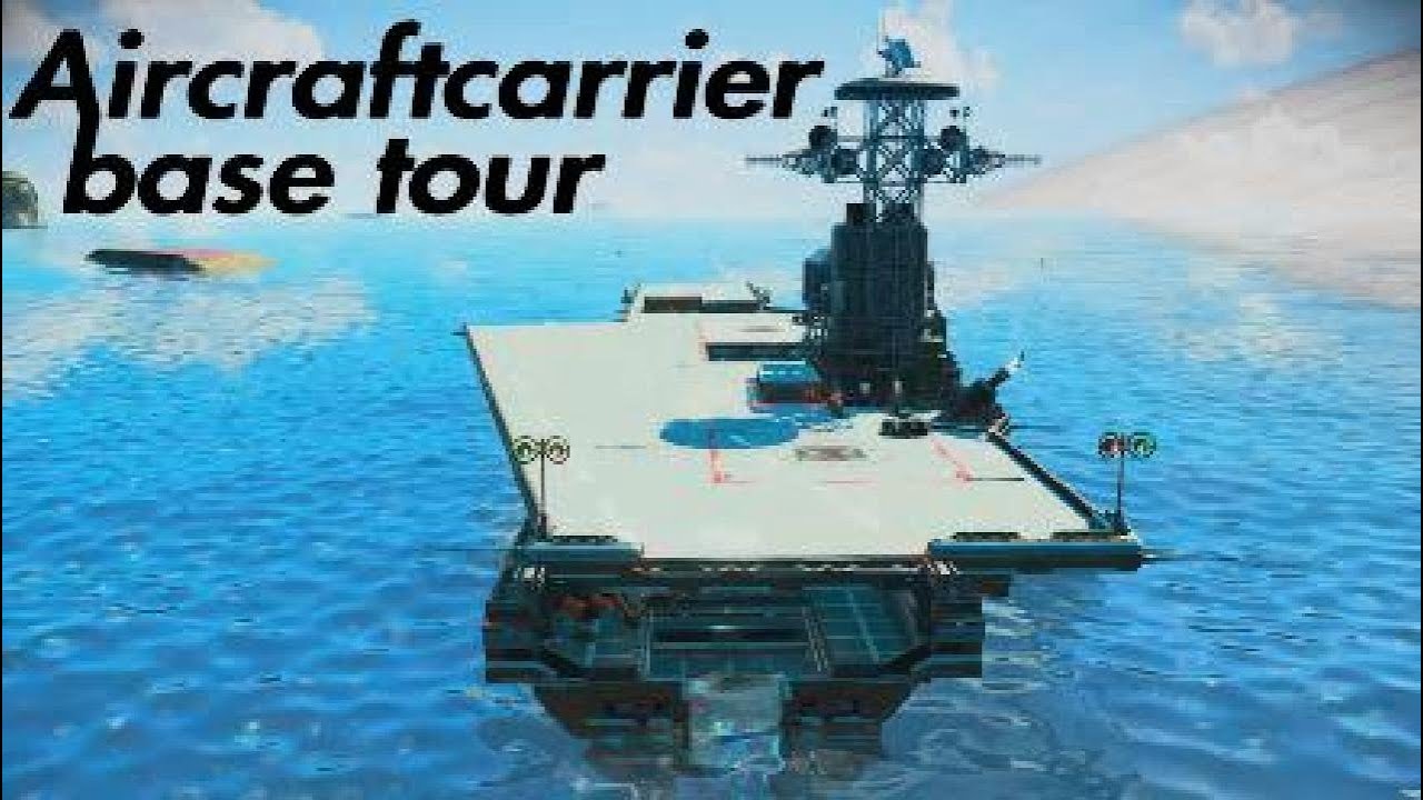 No man's sky base tour - aircraftcarrier