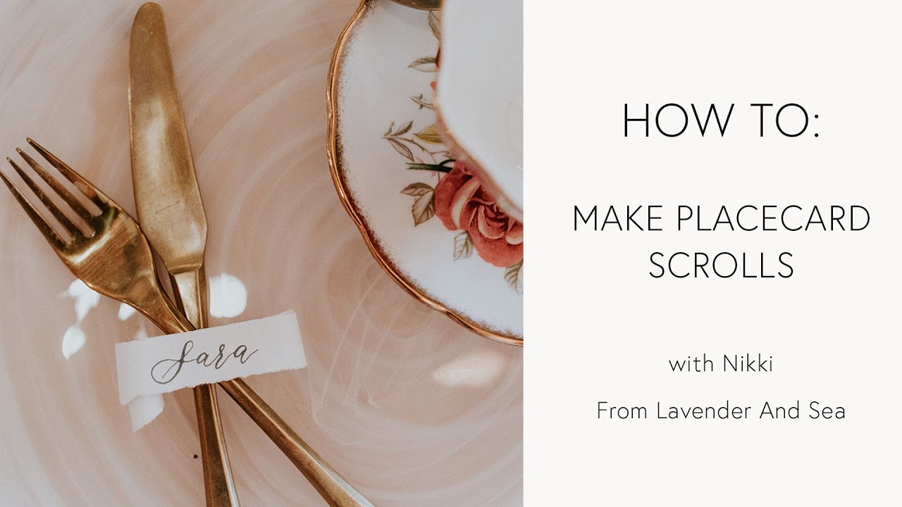 Placecard Scrolls Tutorial