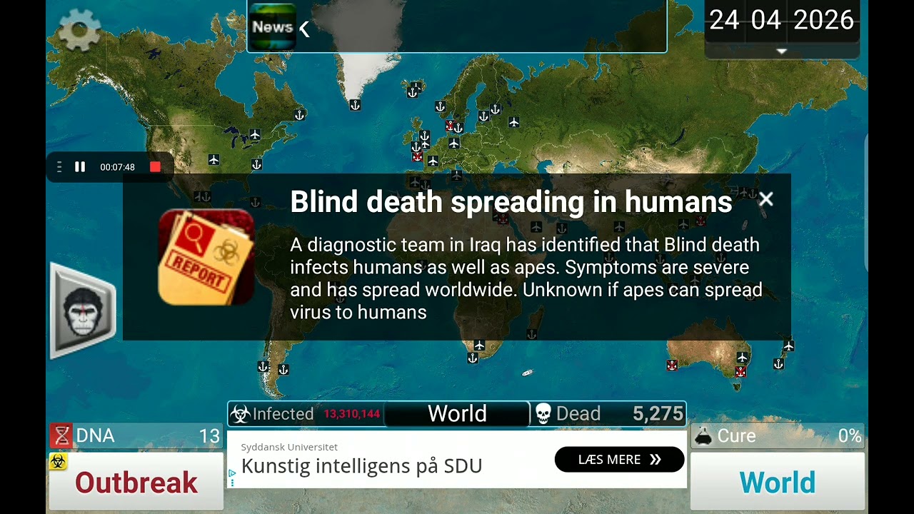 Plague inc EP 1 the rise of apes