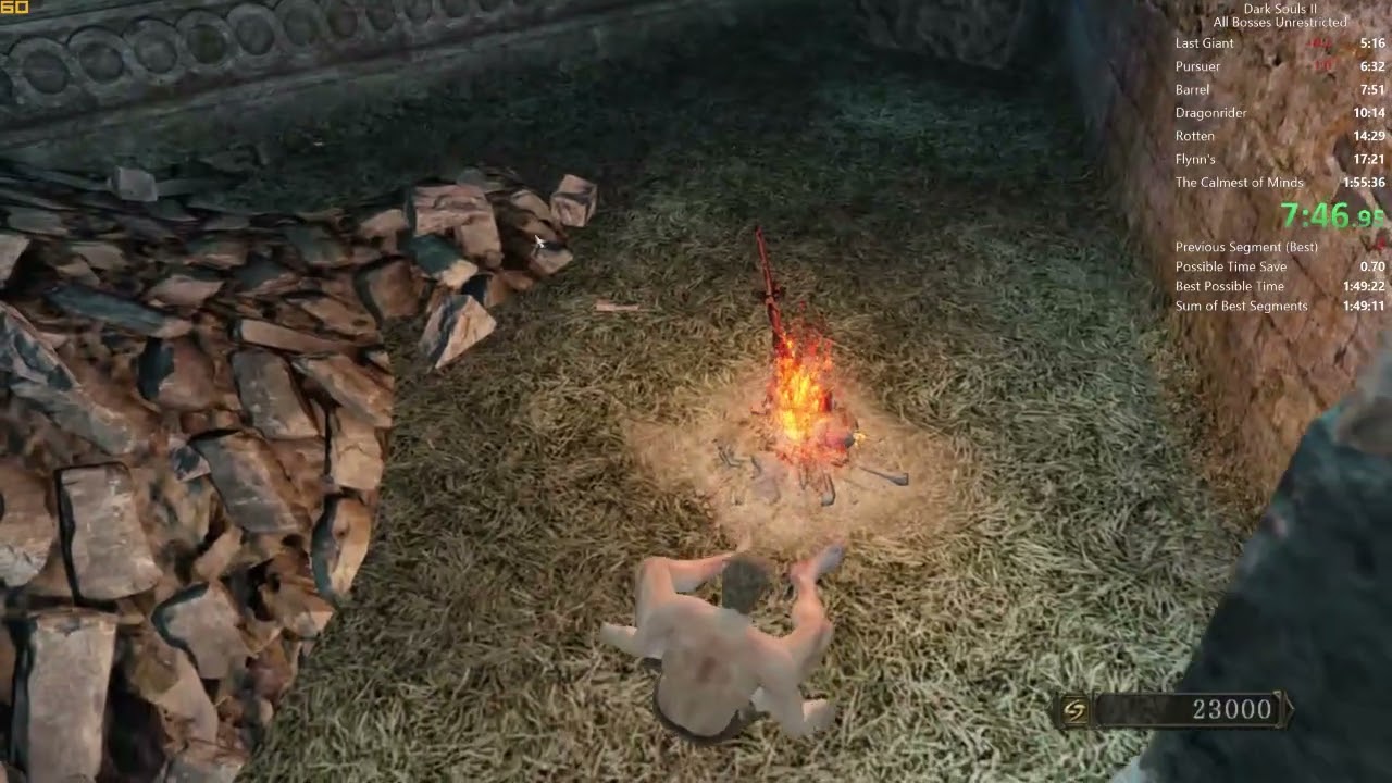 Dark Souls II All Bosses in 1h54m54s (Unrestricted) (WR)