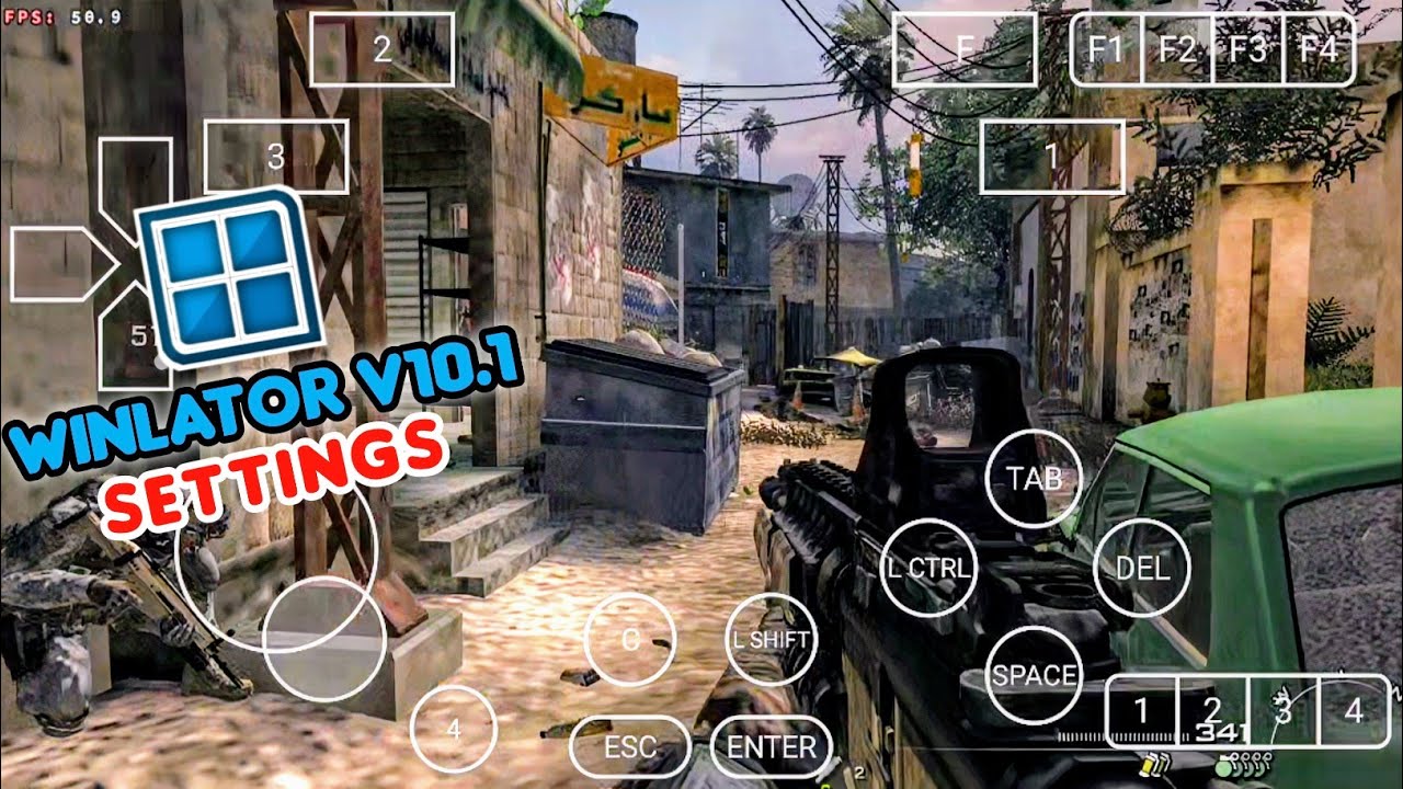 Call of Duty Modern Warfare 2 Winlator V10.1 Android Gameplay
