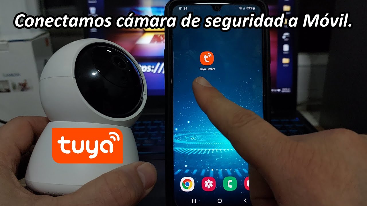 Conectar Cámara Vigilancia IP WIFI a Teléfono Móvil Smartphone😎con la APP TUYA SMART - NUEVO 2022
