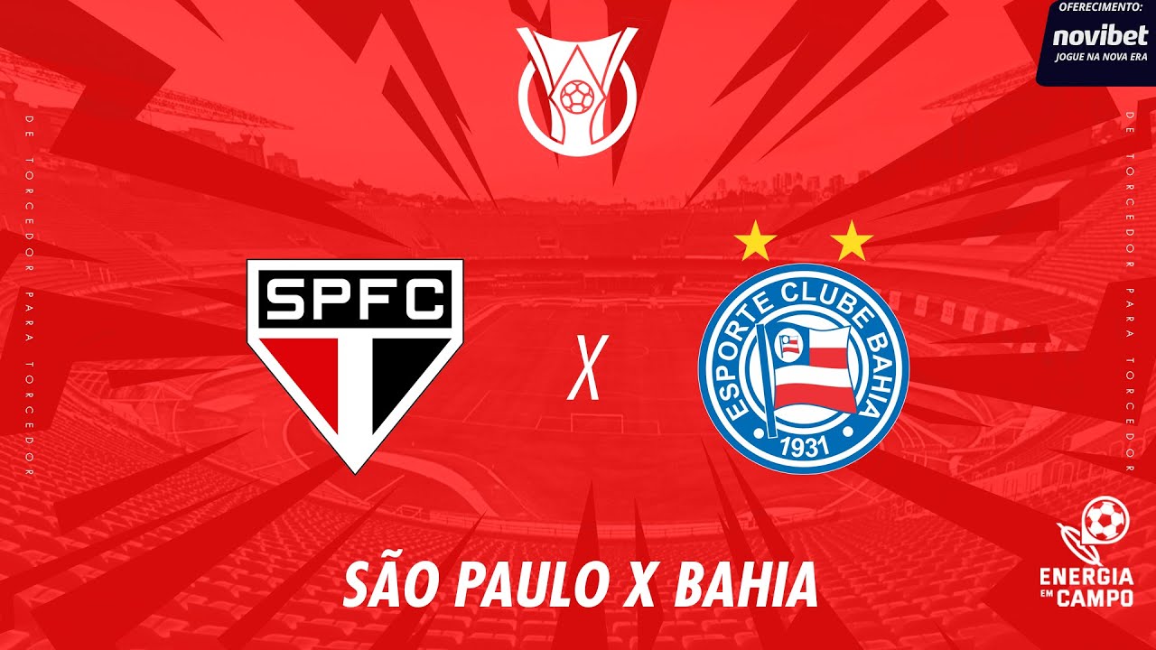 S&Atilde;O PAULO X BAHIA - 25/10/2025 - BRASILEIR&Atilde;O - AO VIVO