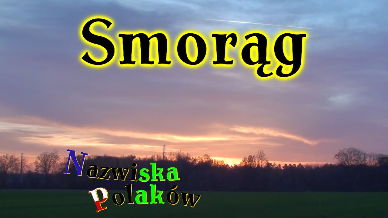 Nazwisko Smorąg