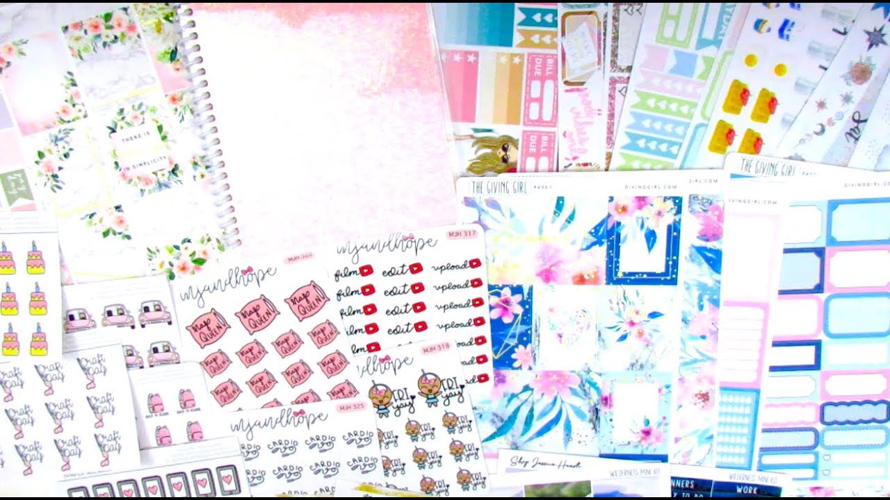 Sticker Haul ft. MJ & Hope, Simply Me Kish, Sadie's Stickers, & more!