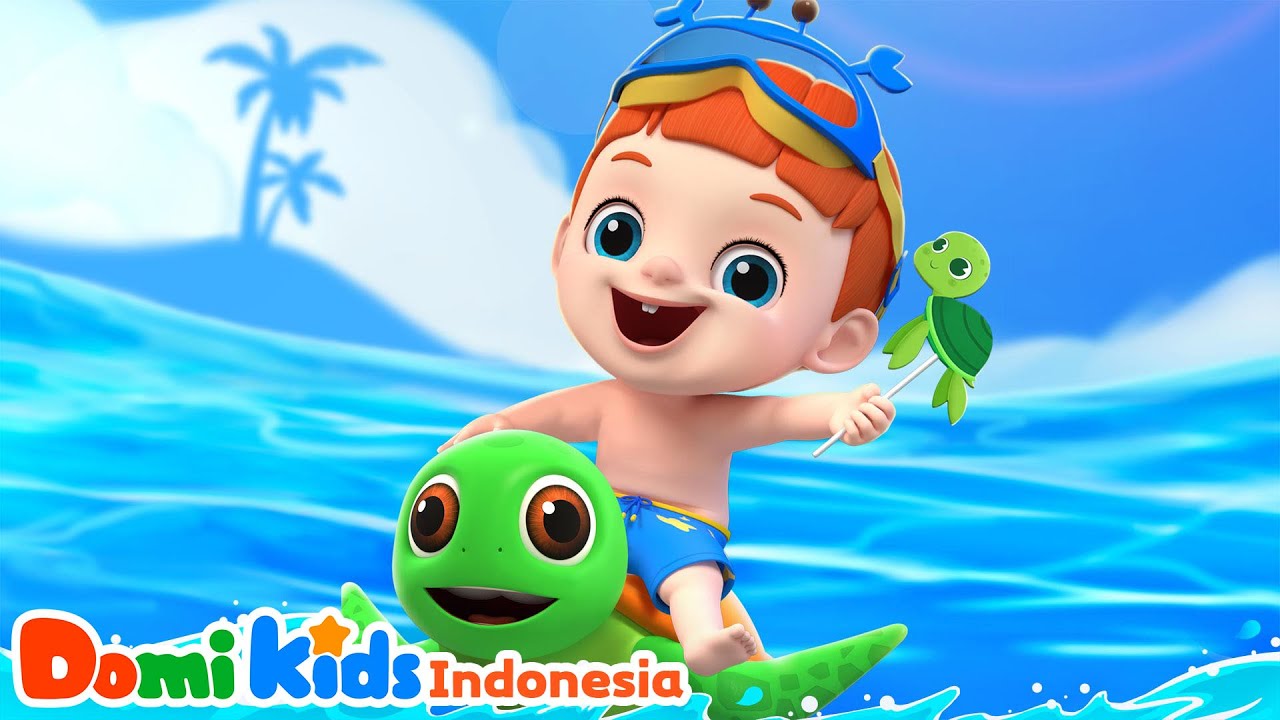 Lagu Hewan Laut | Lagu Anak Yang Mendidik | Lagu Anak Bahasa Indonesia | Domi Kids