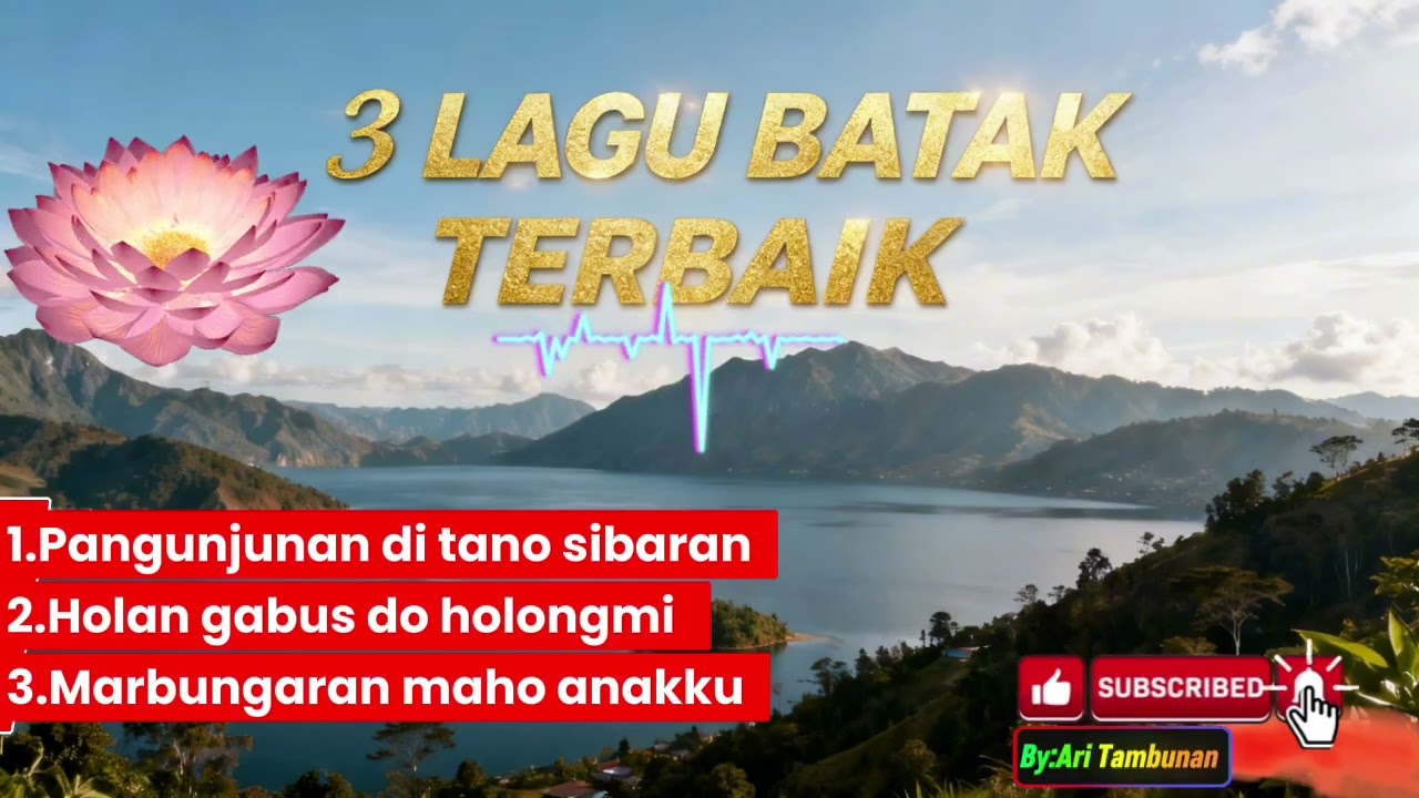 3 LAGU BATAK TERBARU DAN TERBAIK 