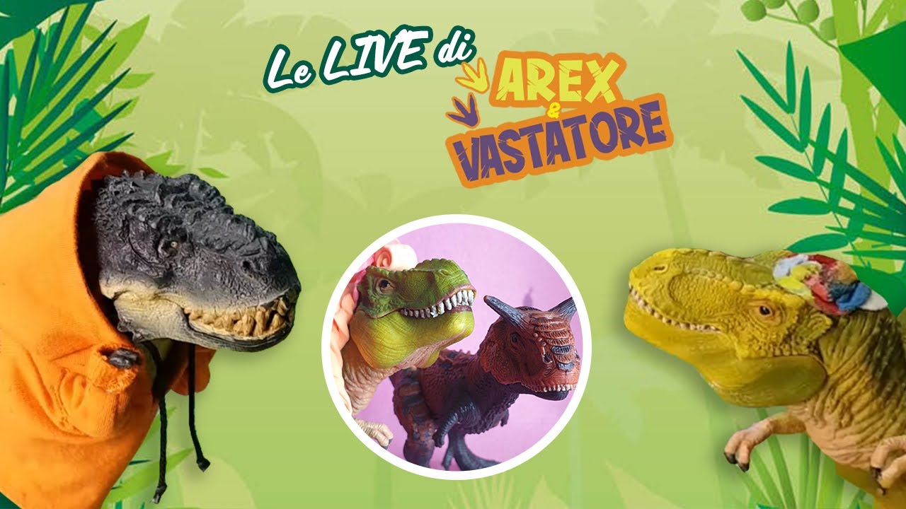 Arex e Vastatore in LIVE su Instagram! 🦖 Arrivano CARLA E REXA!