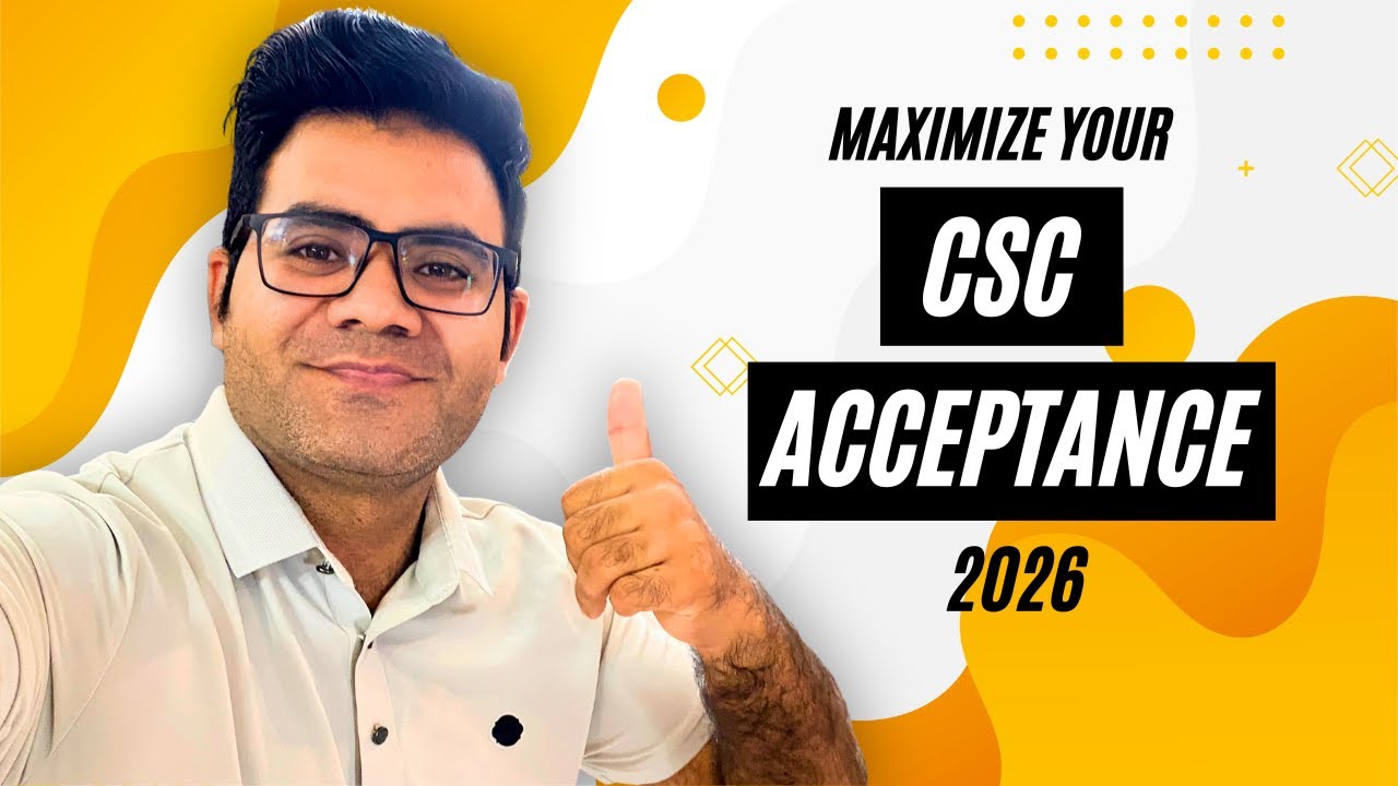 Maximize Your CSC Acceptance: 2026 CV Review & Feedback for a 100% Goal