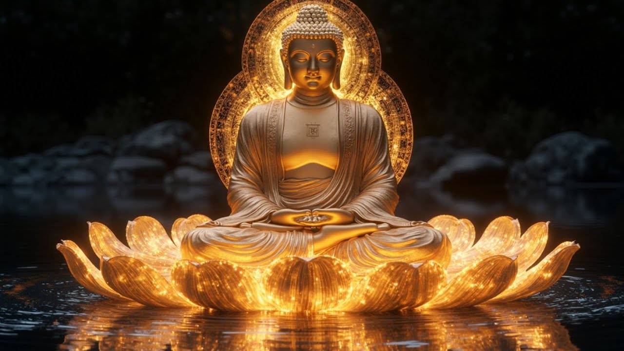 Golden Buddha Meditation | Healing Music, Relaxing Meditation, Yoga, Stress Relief, Deep Sleep