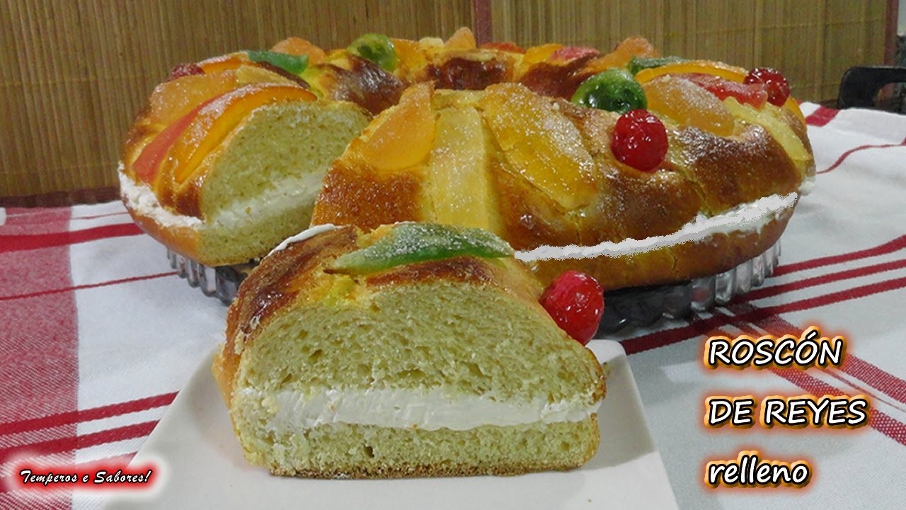 ROSCÓN DE REYES RELLENO muy fácil y extraordinario
