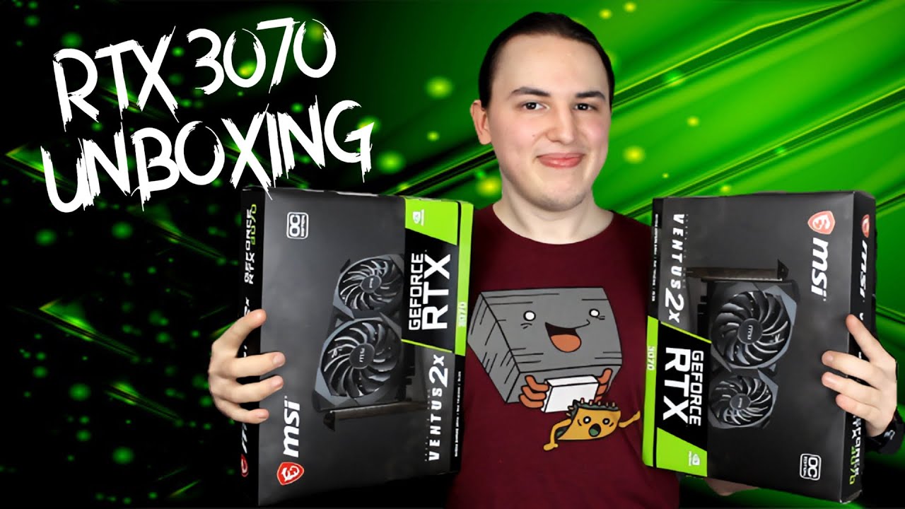 It's here! MSI RTX 3070 Ventus 2X OC Unboxing and First Impressions