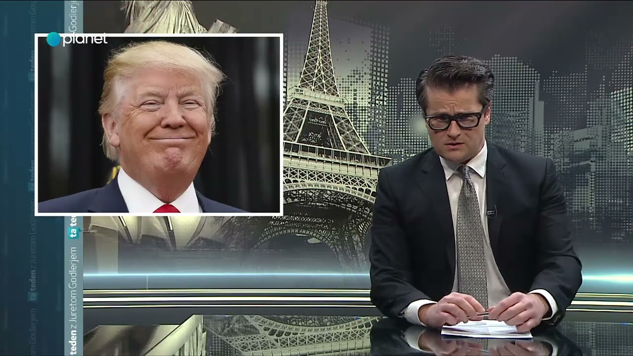 Ta teden: Ameriški predsednik Donald Trump ima težave z mikrofoni