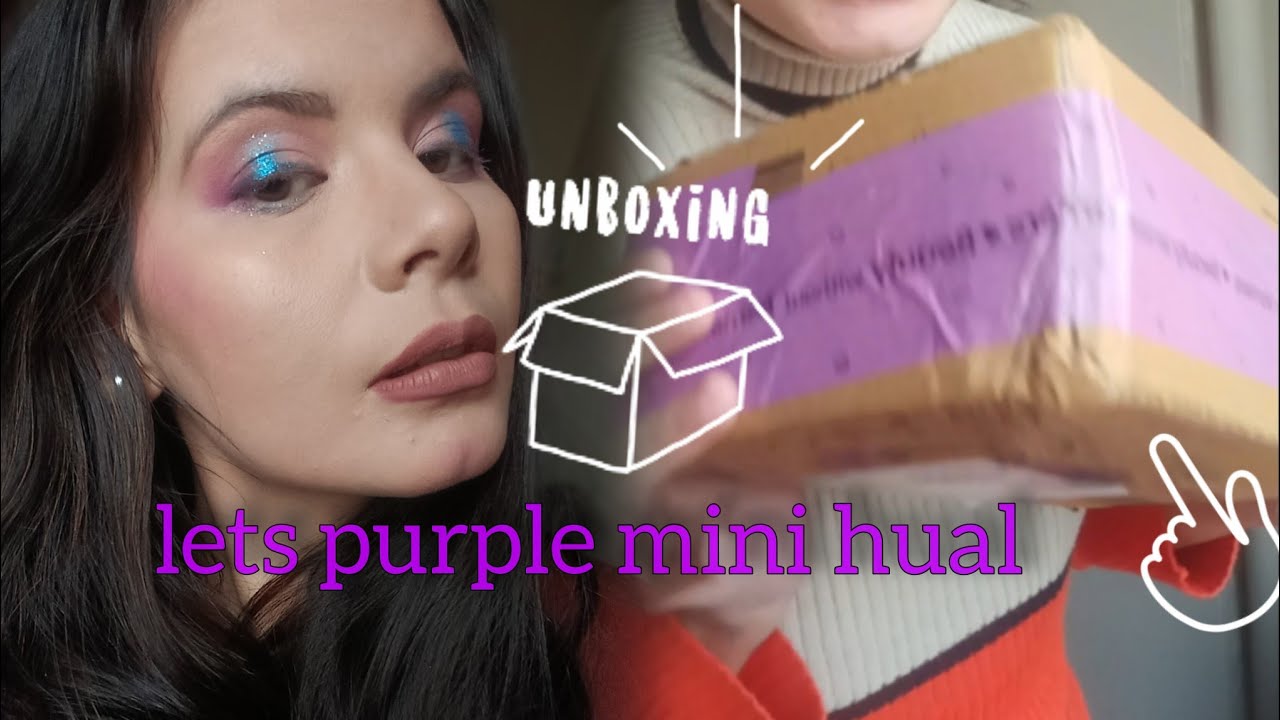 Purple beuty hual unboxing 📦⚔️