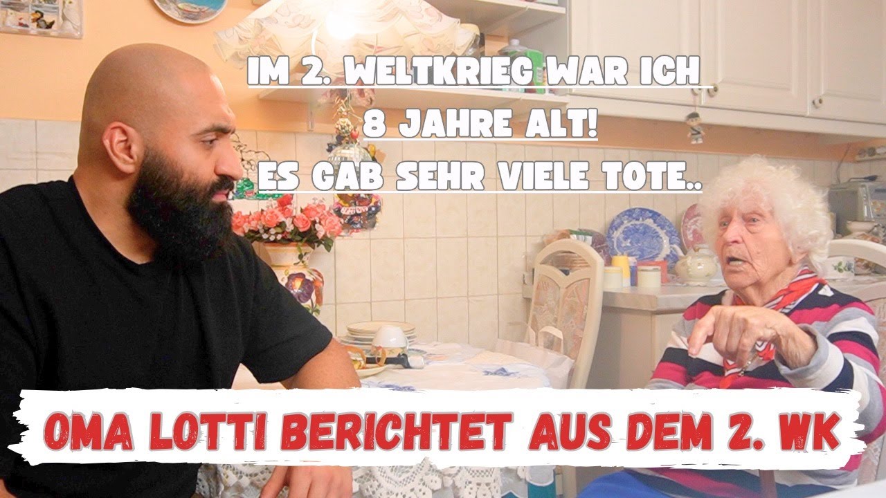 Die 92 jährige Zeitzeugin Oma Lotti berichtet über ihre Erlebnisse aus dem 2. Weltkrieg!