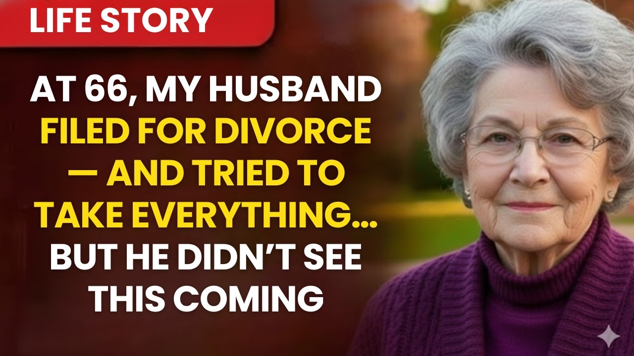 At 66, My Husband Filed for Divorce — and Tried to Take Everything… But He Didn’t See This Coming