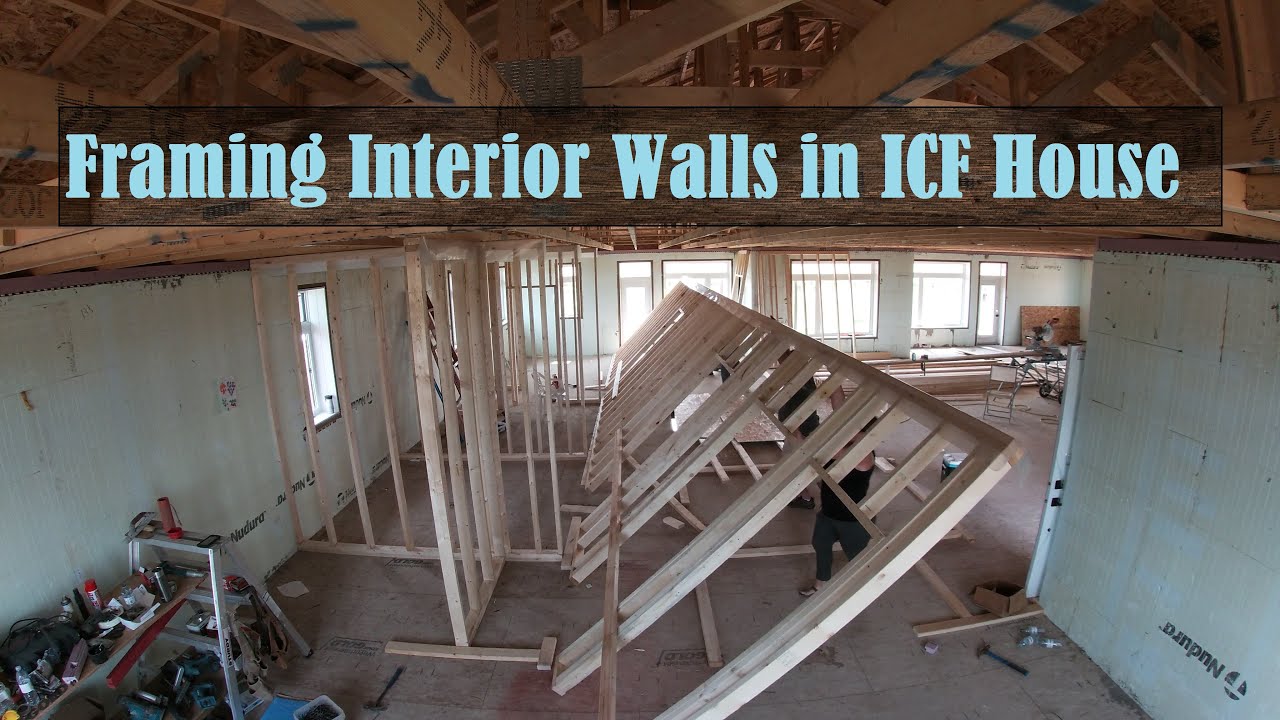 Vlog 12 -  Main Power, Plumbing, Upstairs Framing -  Nudura ICF House