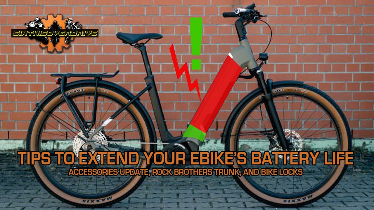 How To Get More Mileage From Your Ebike.  Stunner X Accessories Update, Rock Bros. Trunk Bag.