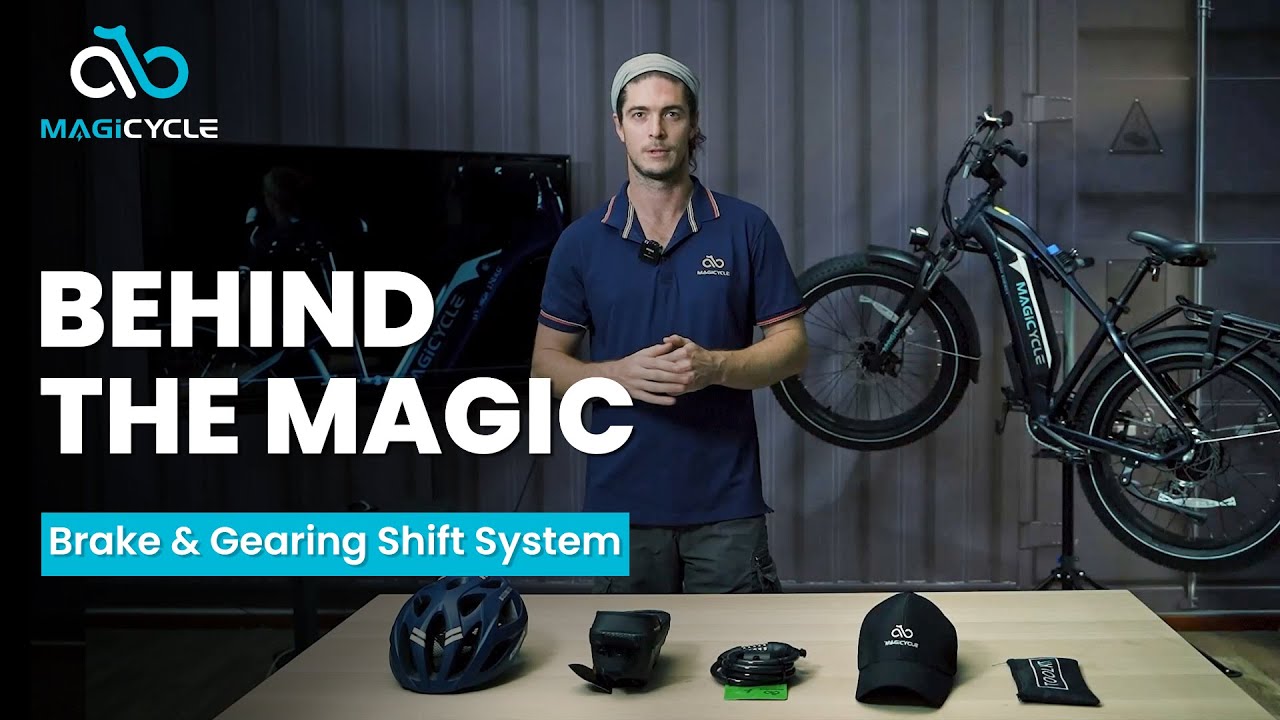 Magicycle Fat Tire Ebike Brake and Gearing Shift system | Behind the Magic