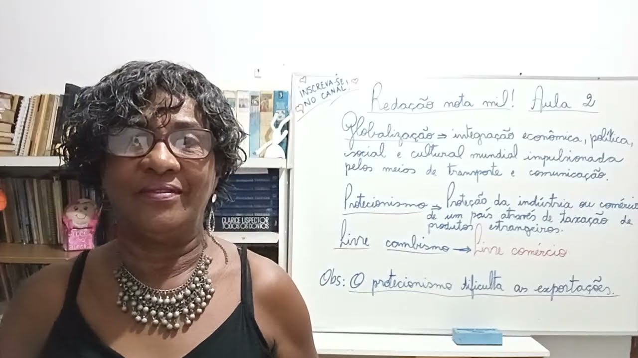 REDAÇÃO NOTA MIL! Aula 2 - Globalização, Protecionismo e Livre Cambismo: quem sai ganhando?
