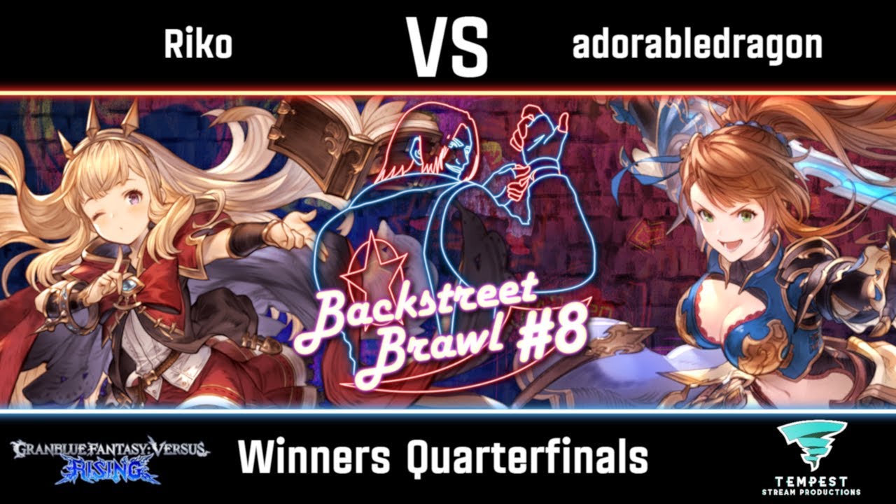 Riko (Cagliostro) vs adorabledragon (Beatrix) - GBVSR Winners Quarterfinals - Backstreet Brawl #8