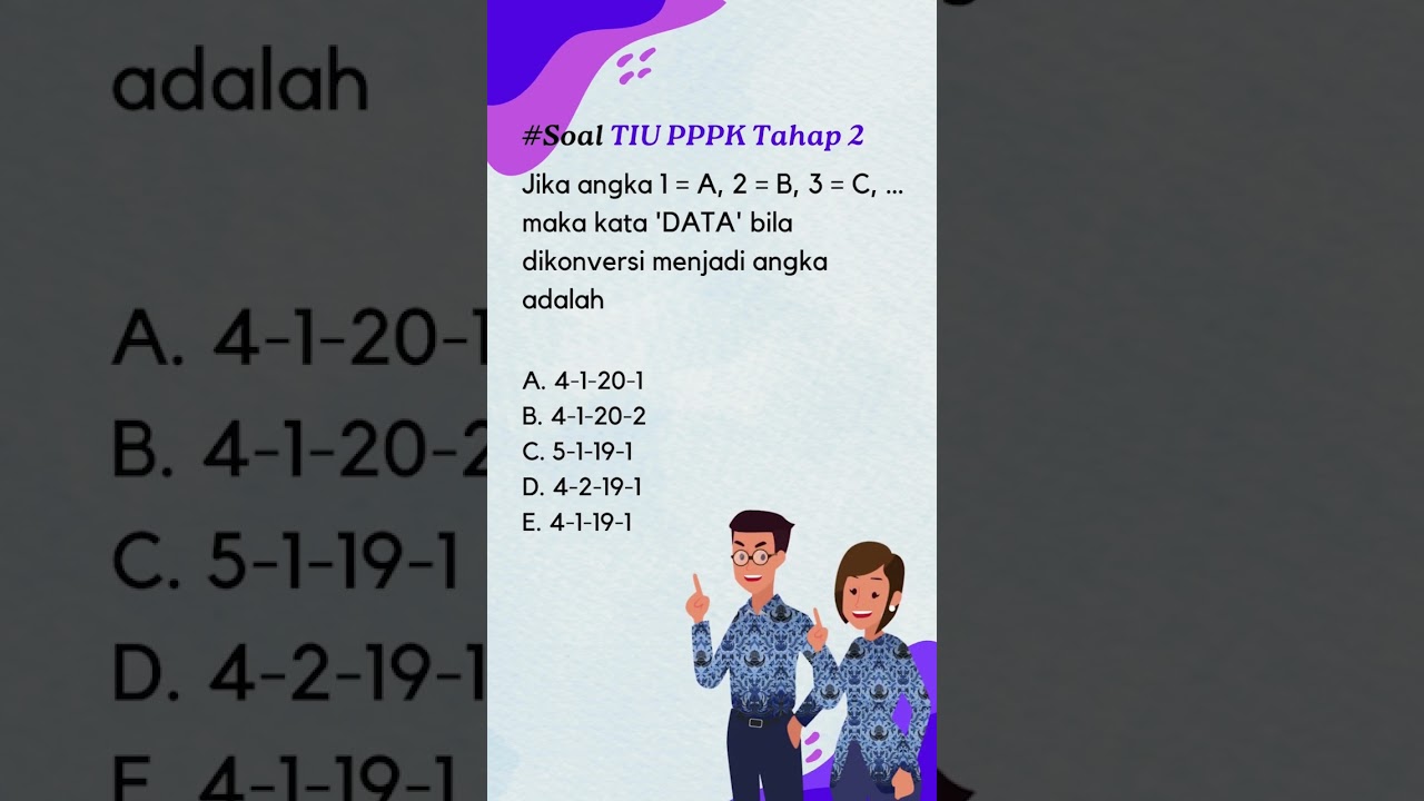 Soal TIU PPPK Teknis  #pppk #soaltespppk #soalpppk #soaltiu #shortvideo #shorts #pppkteknis