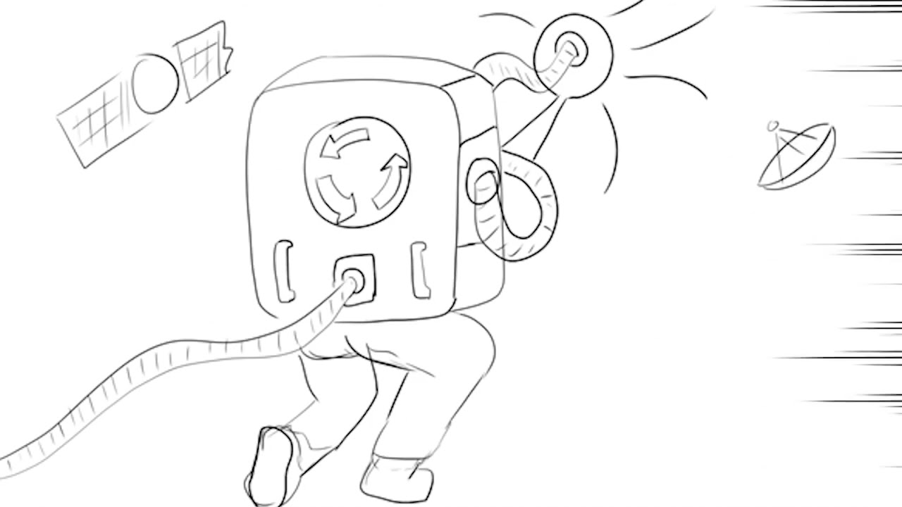 ANI181 - Space Janitor | WIP Animatic