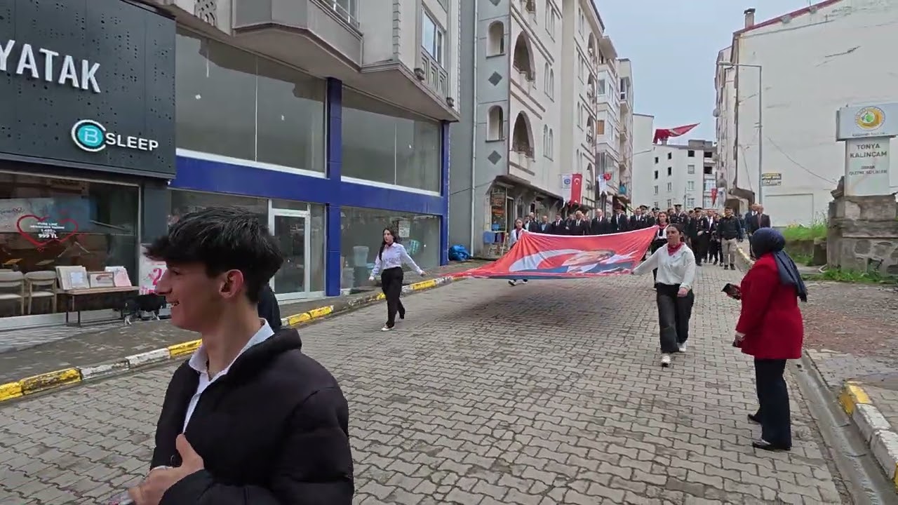 Tonya'da 19 Mayıs Kutlamaları Kortej Yürüyüşü 2025, Tonya/Trabzon