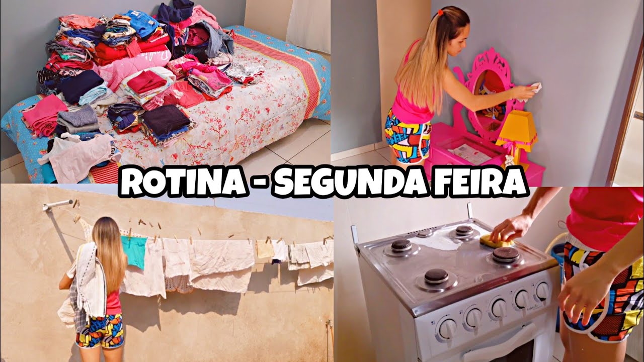 Casa limpa e organizada | faxina - rotina de segunda