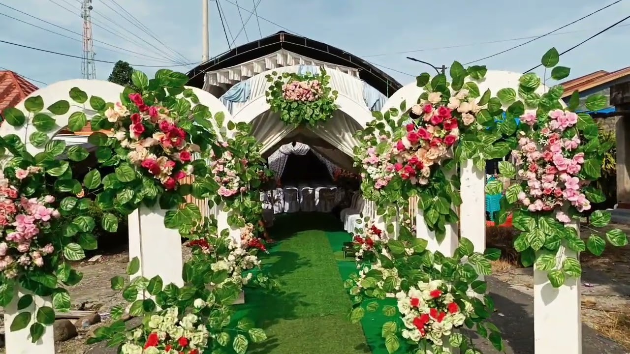 Dekorasi adat moderen dengan varian baru#wedding #adat #dekorasi #event