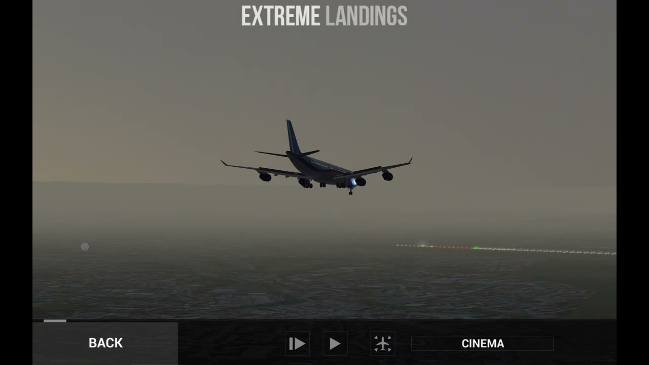 Extreme Landings pro Airbus A340 landing