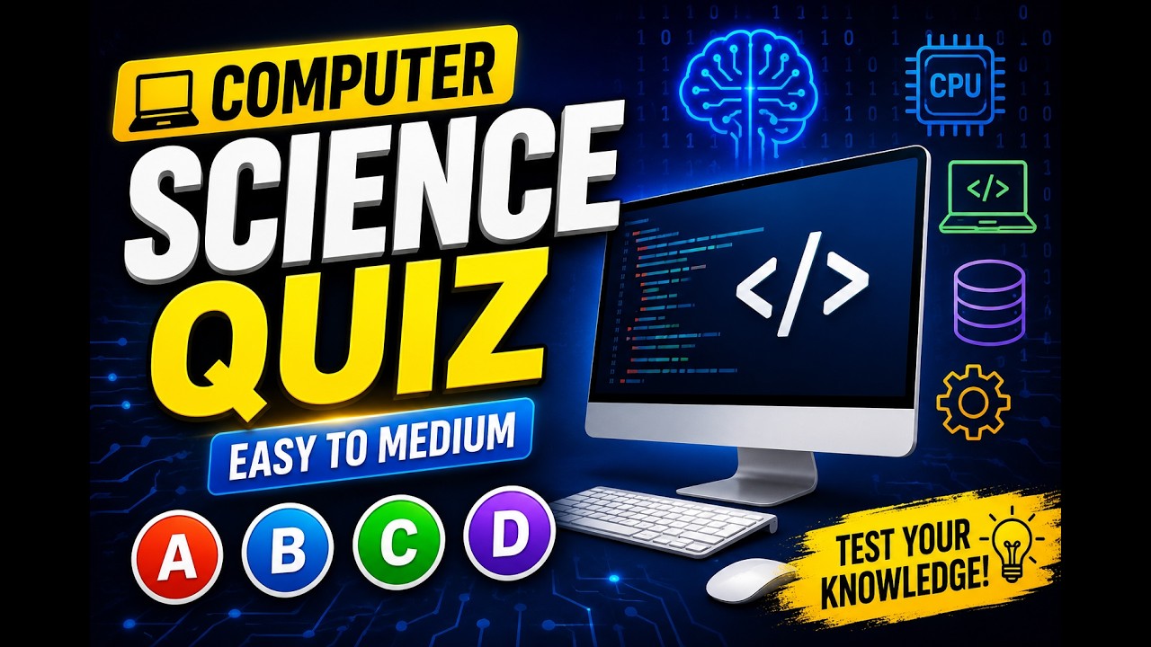 💻 20 Computer Science Quiz Questions: Can You Score 20/20 Easy&ndash;Medium? Part 1
