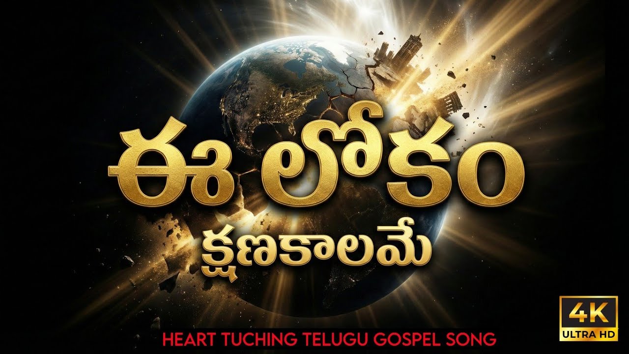 “ఈ లోకం క్షణకాలమే… క్రీస్తే శాశ్వత మార్గం ✝️ | Telugu Gospel Song 🔥”