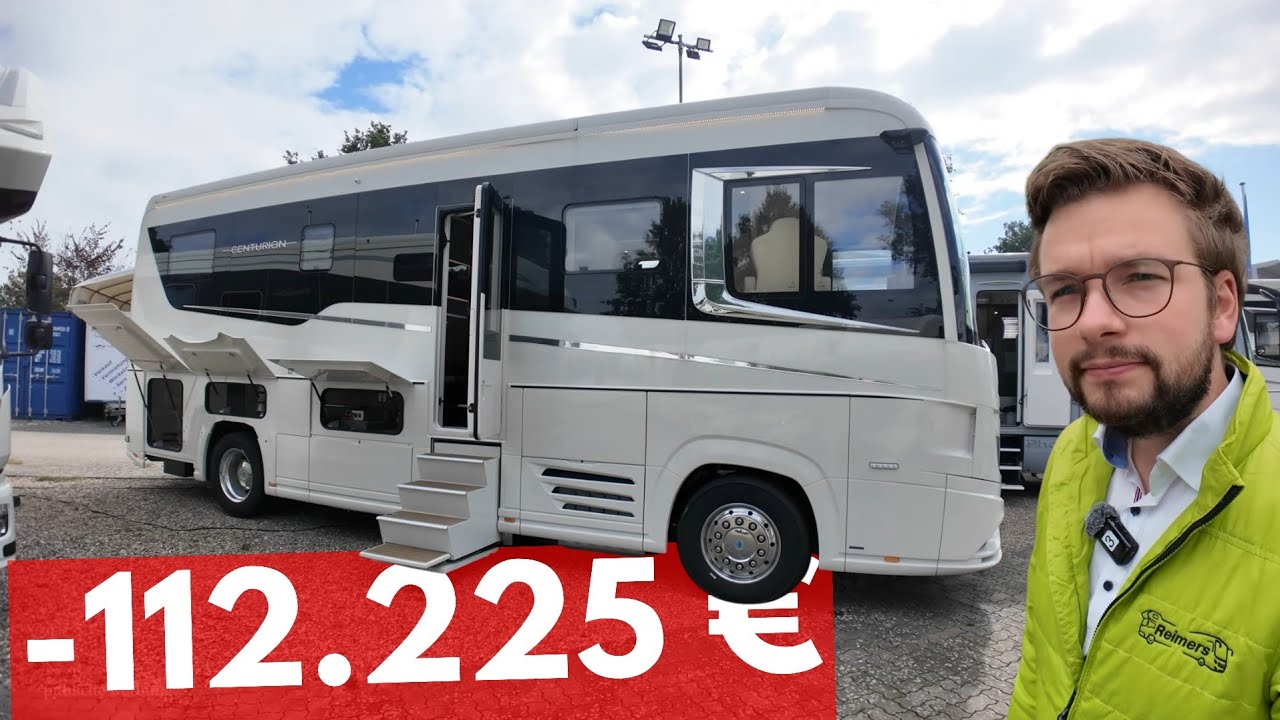 -112.225 € LUXUS WOHNMOBIL Preise FALLEN Concorde Centurion Actros 990 MI 2025 Riesengarage HIGH END