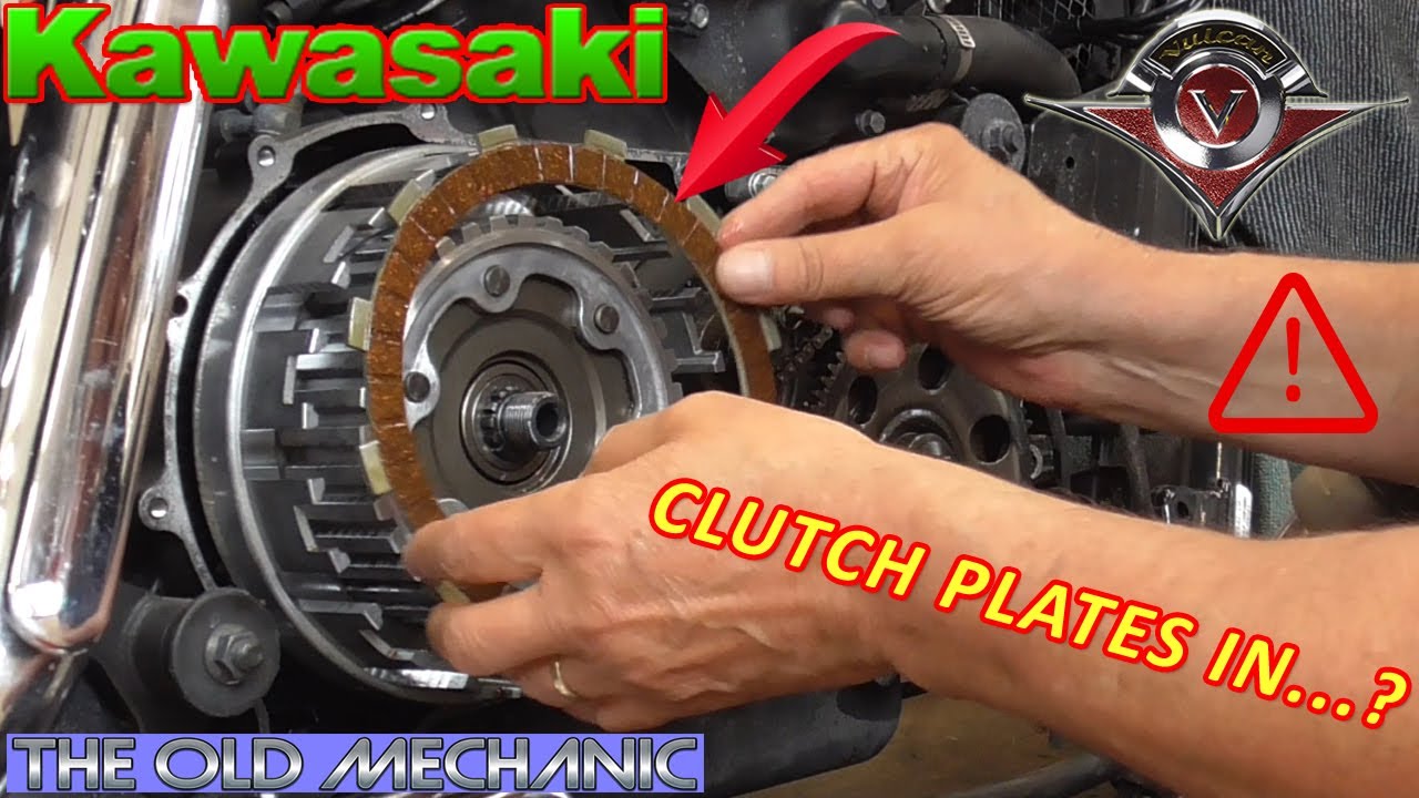 KAWASAKI VULCAN 1500 [2004] How to change clutch , replacement by The Old Mechanic PART 4 👨‍🔧---🏍
