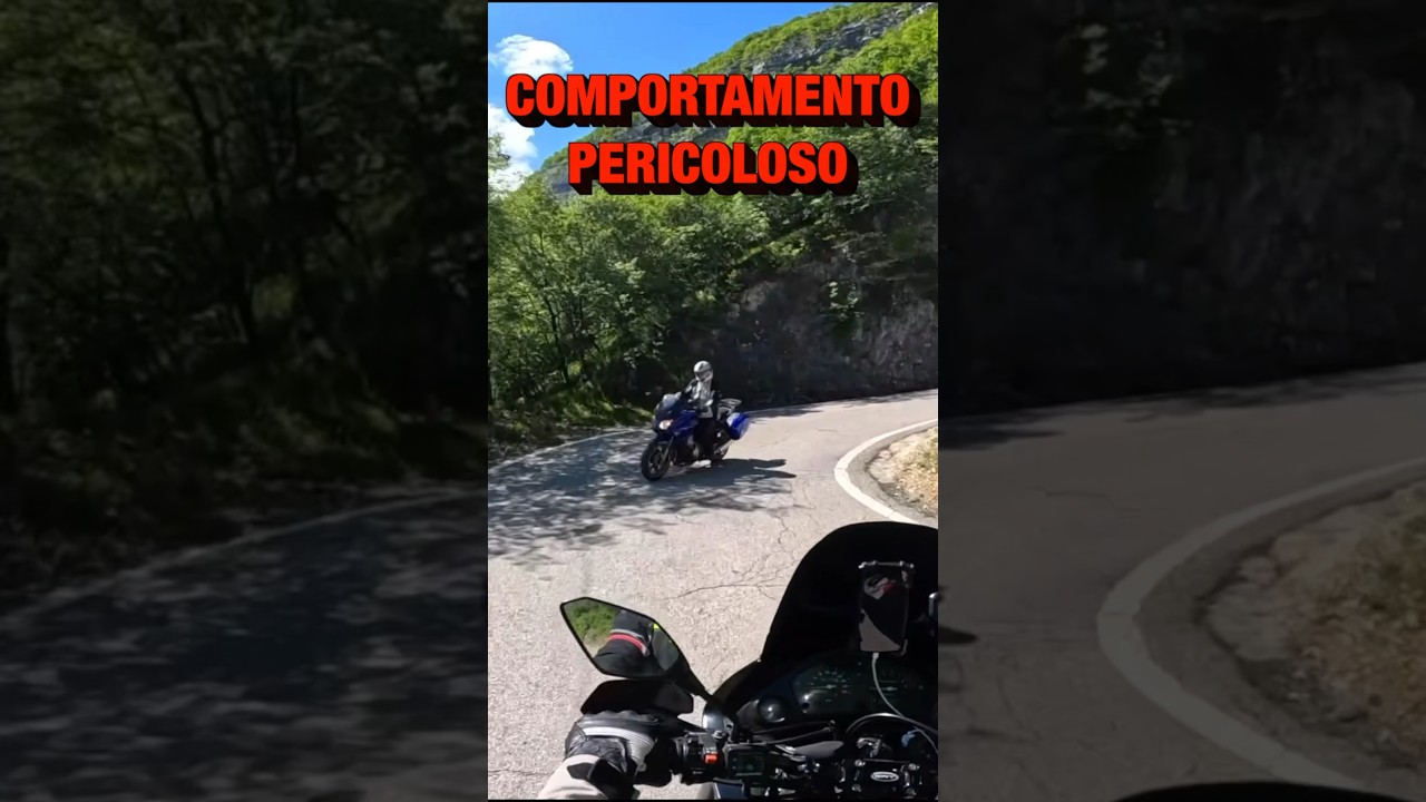 Incidente Sfiorato! Come NON fare i tornanti in moto