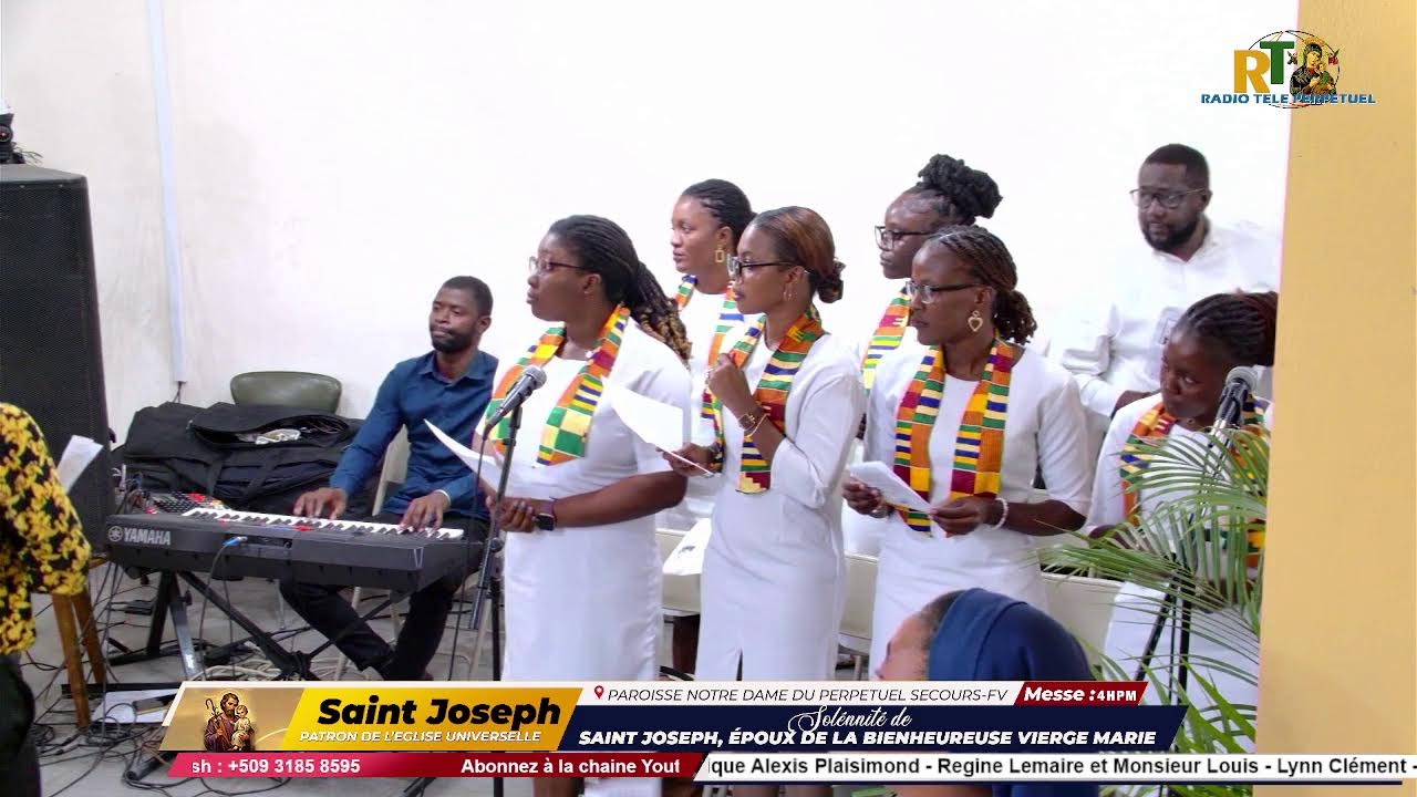 Jeudi 19 Mars 2026, Solennite de St. Joseph epoux de Marie. Messe 4HPM