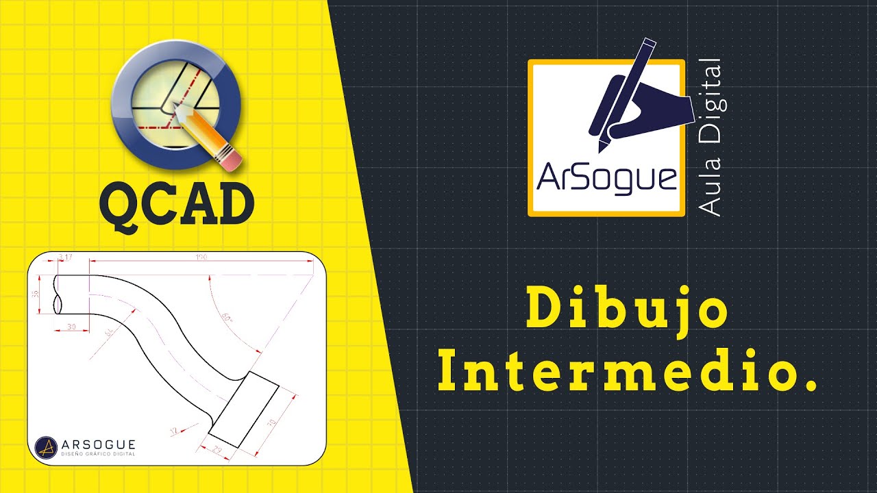 QCAD Dibujo intermedio