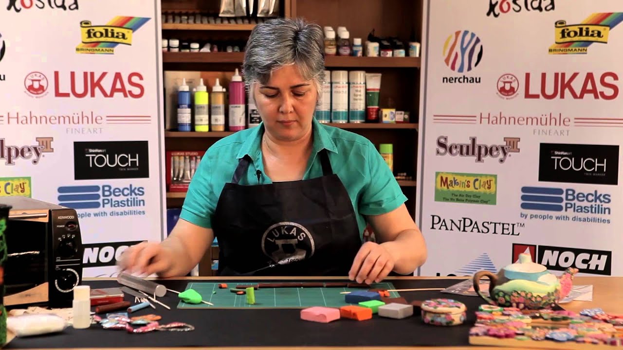 Sculpey Polimer Kil Millefiori Yapimi - Bölüm 1