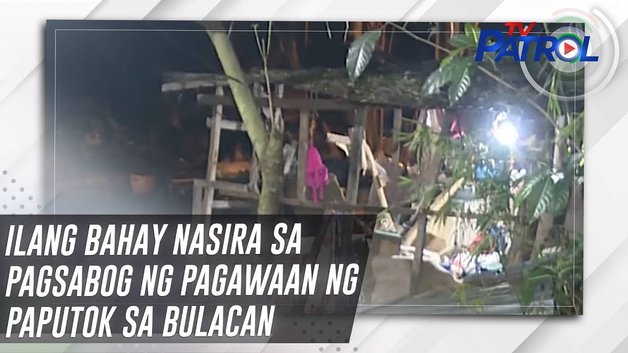 Ilang bahay nasira sa pagsabog ng pagawaan ng paputok sa Bulacan | TV Patrol