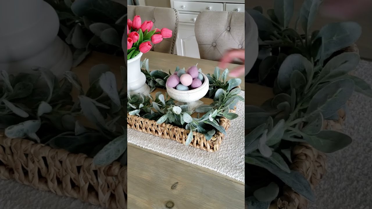 Easter Centerpiece, Easter Table Decorations, Easter Egg Decorating Ideas, #easter