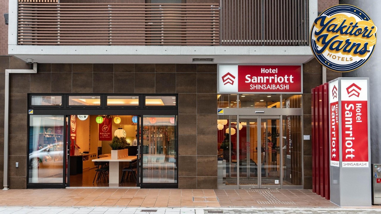 Hotel　Sanrriott　SHINSAIBASHI | Osaka, Japan | Hotel Review 🏩