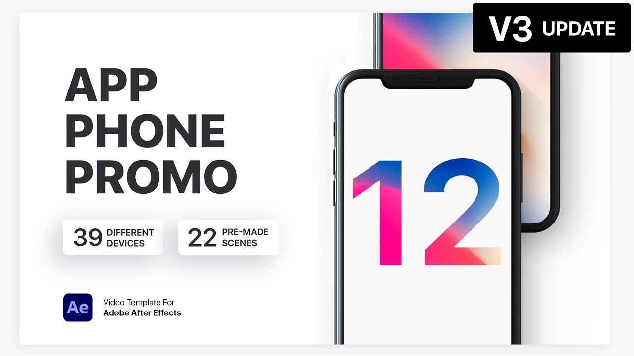 iPhone 12 - App Presentation | After Effects Video Templates