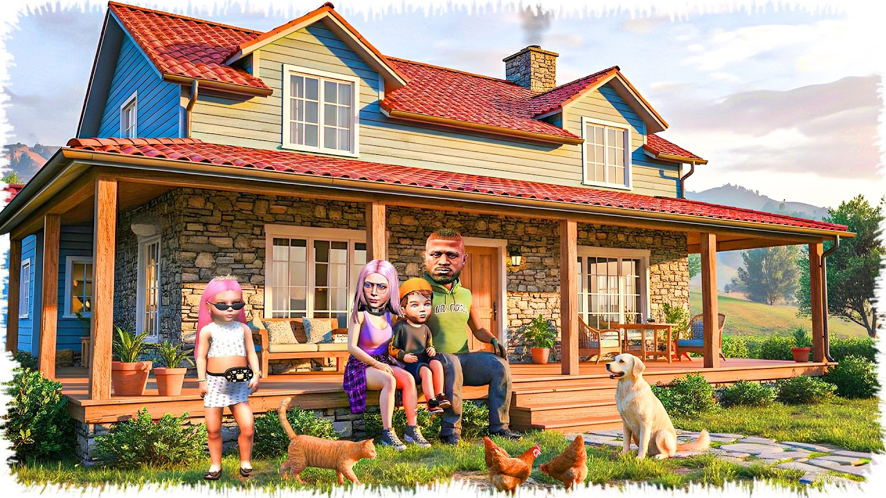 Отбасымен Бақытты Джонни 👨&zwj;👩&zwj;👧&zwj;👦 (GTA V)