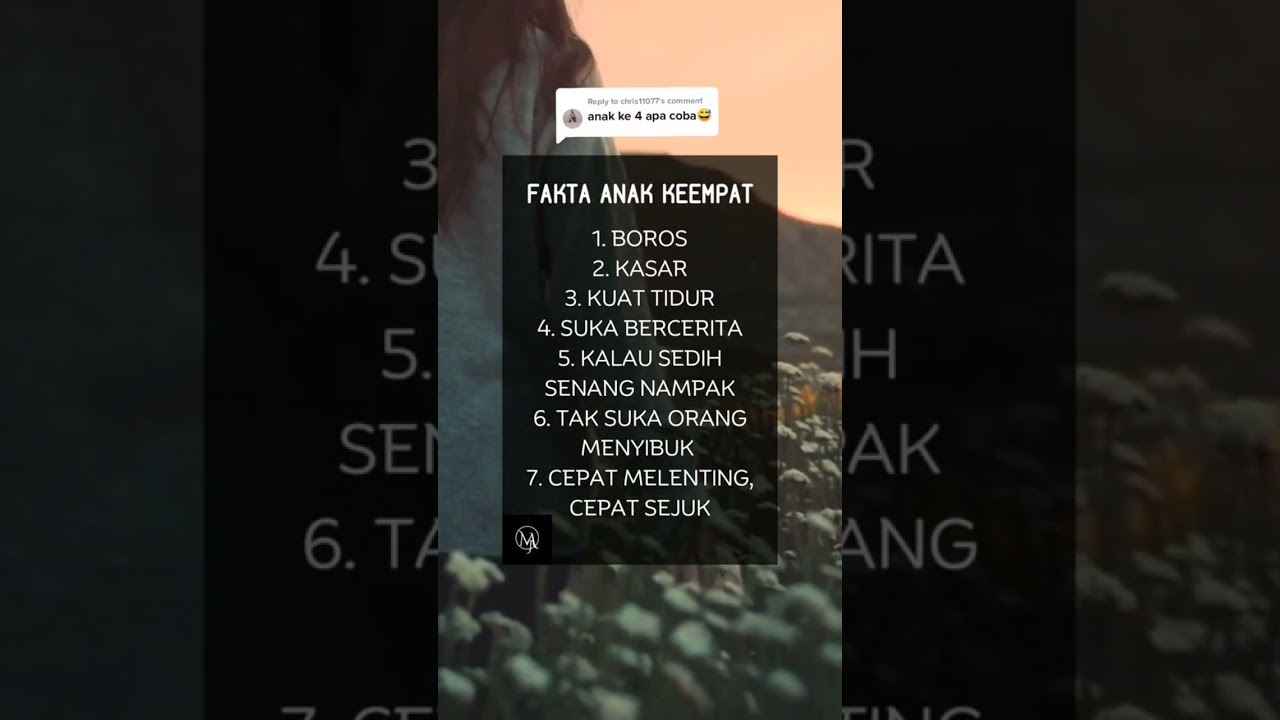 fakta anak ke 4🤗🌹