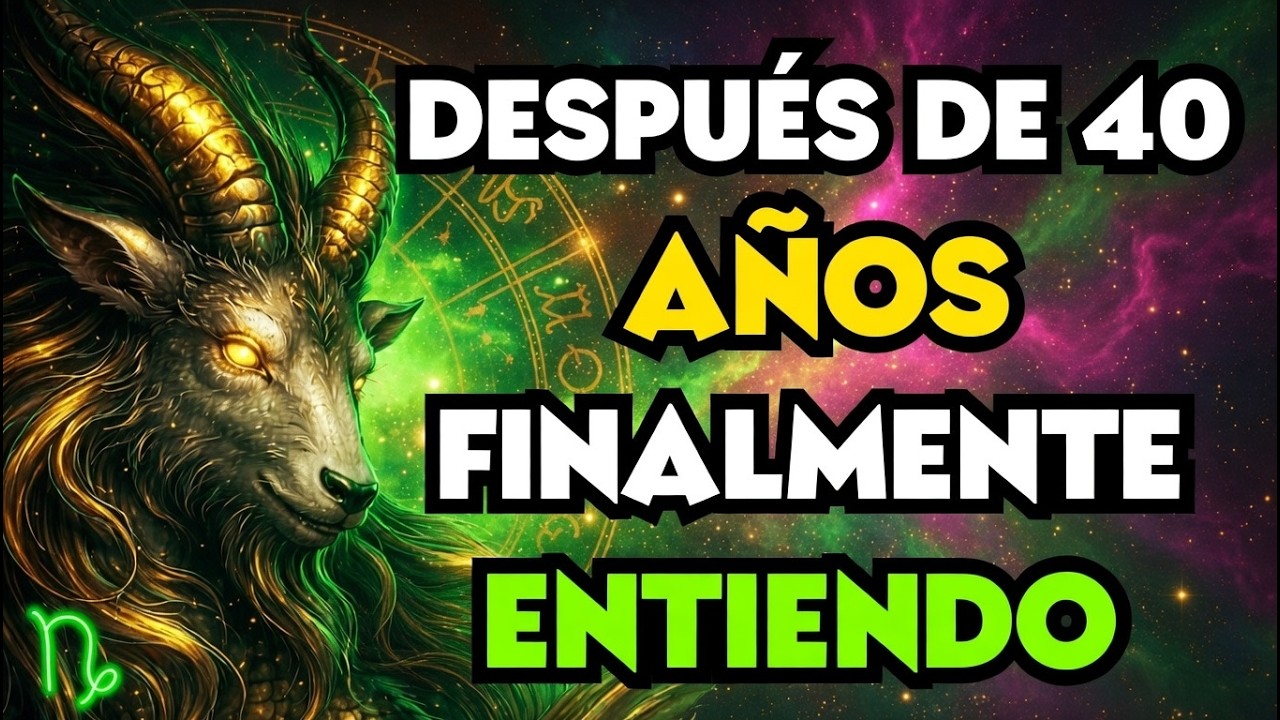 Después de 40 años como Capricornio, finalmente entiendo por qué sufrimos primero