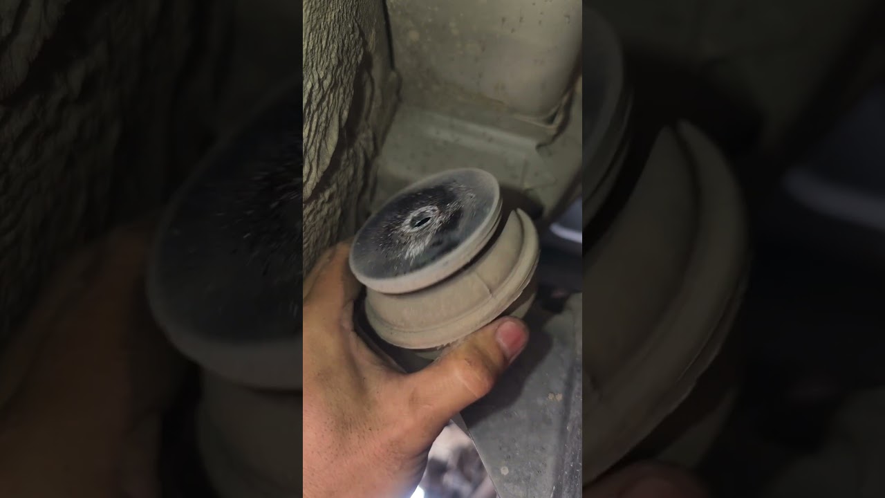 Replacing cab body mount bushing#videoshort