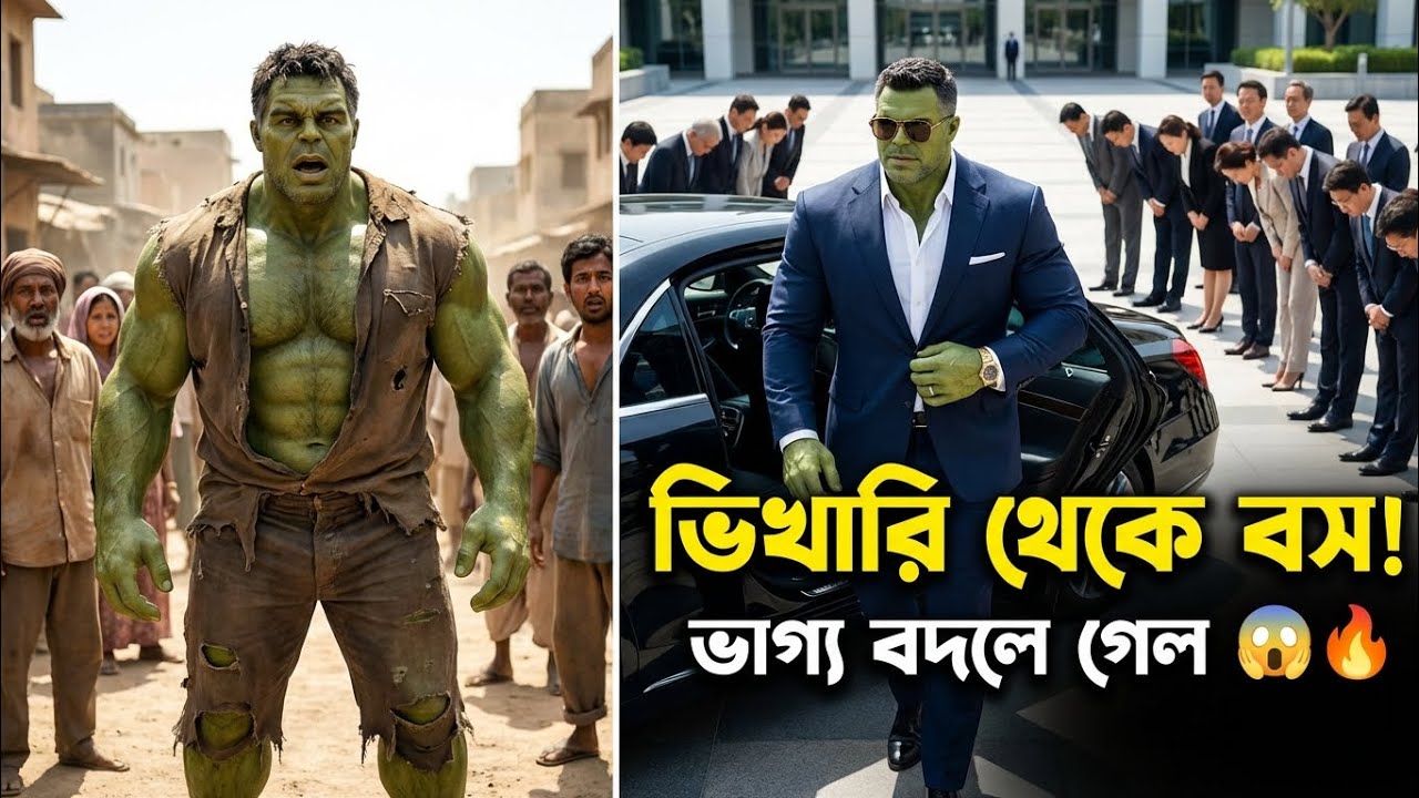 ভিখারি ভেবে অপমান করেছিল 😱 আজ হাল্ক কোটিপতি | Hulk Rise Emotional Story