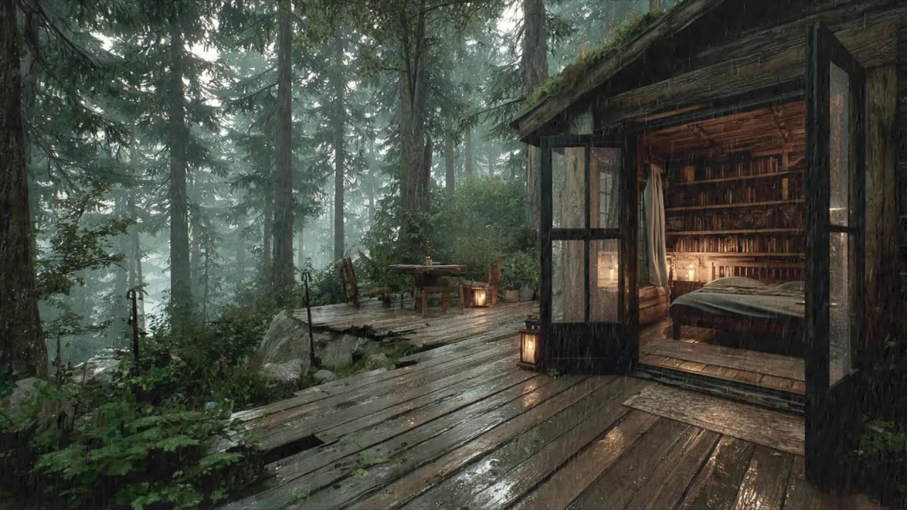 😴🌧️Gentle Rain Sounds for Deep Sleep | Stress Relief & Relaxation
