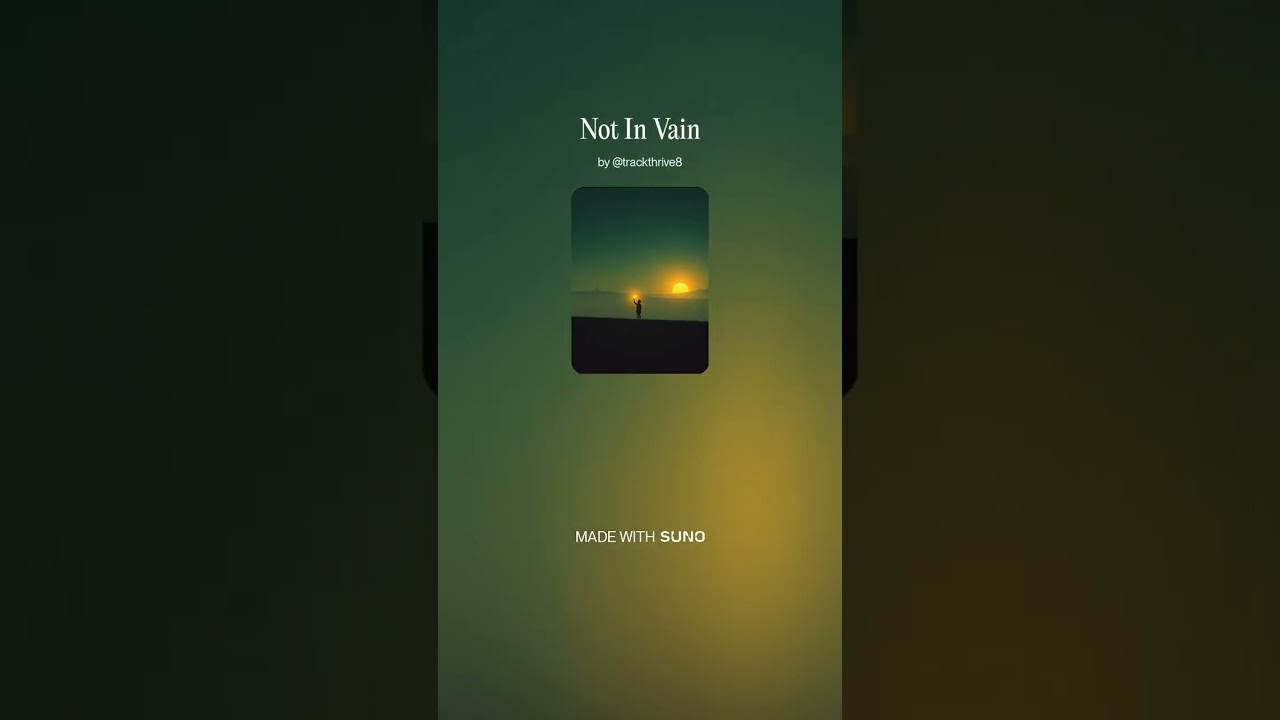 Not In Vain